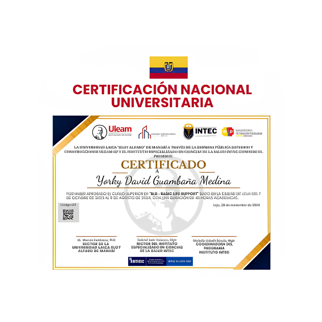 Certificación Nacional Universitaria